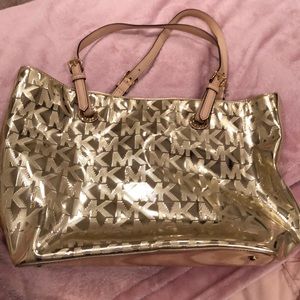 Michael Kors Gold Purse